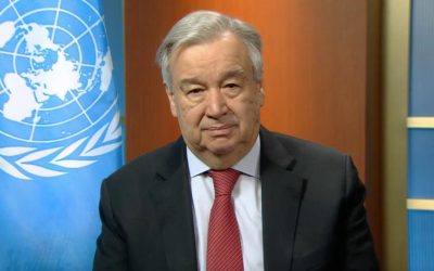 Message d’António Guterres, secrétaire général de l’ONU, à propos des violences conjugales pendant la période de confinement